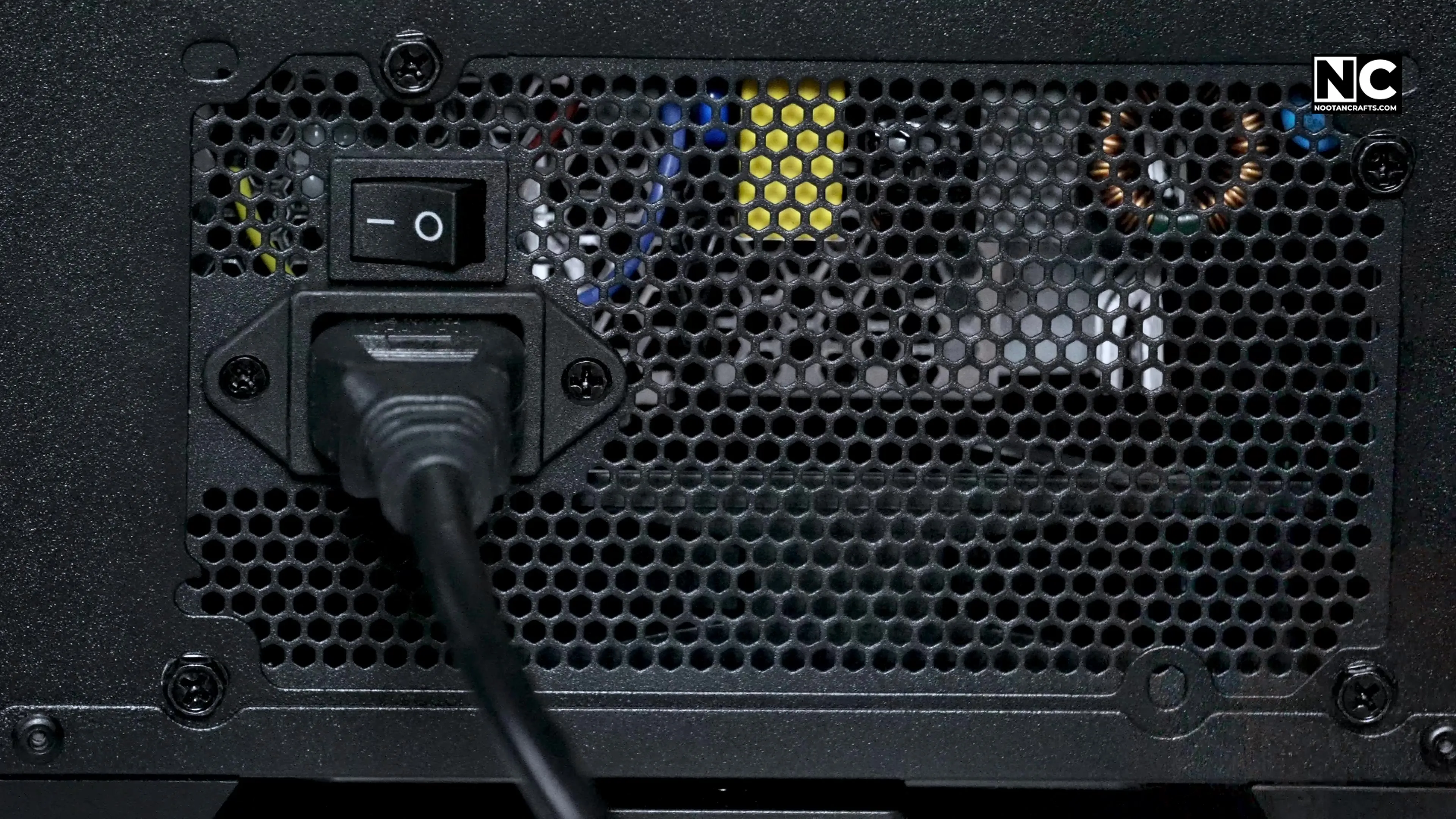 Power cable connected and the PSU switch turned on