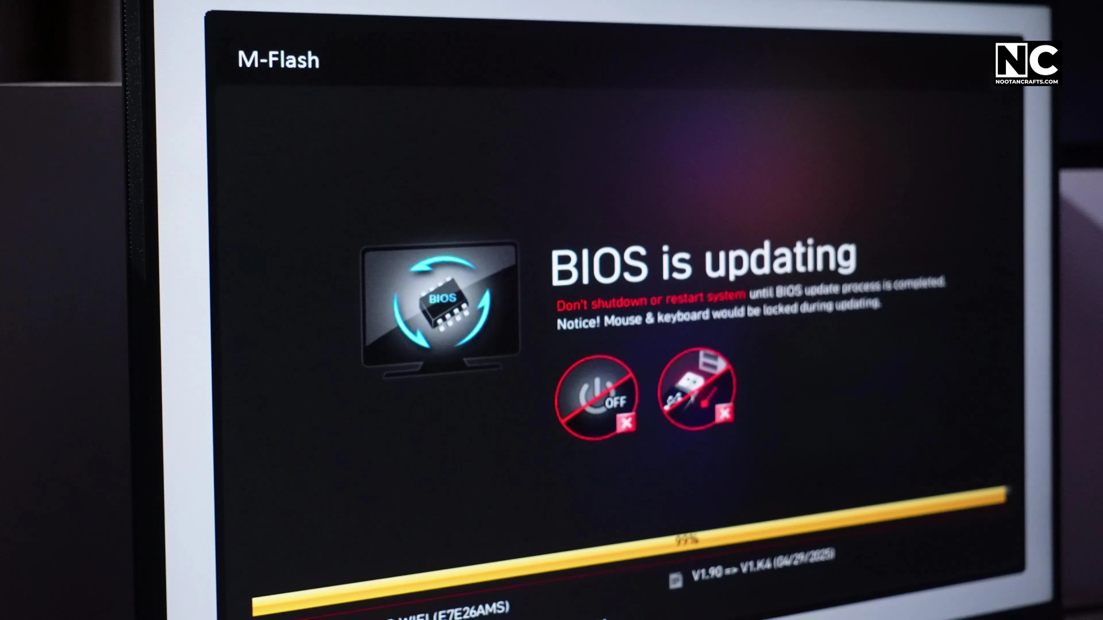 Updating the motherboard BIOS using M-Flash