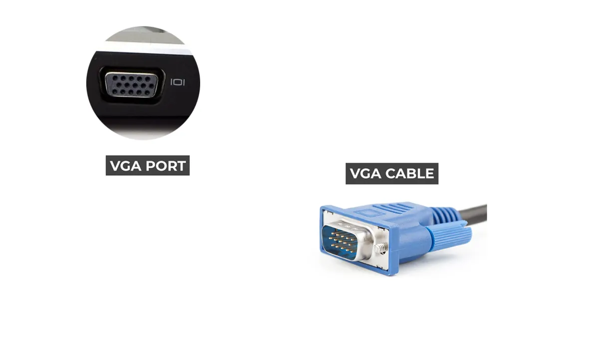 VGA cable connector