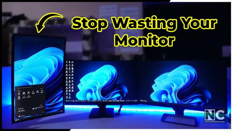 Vertical Monitor Setup: The Height Mistake Everyone Makes