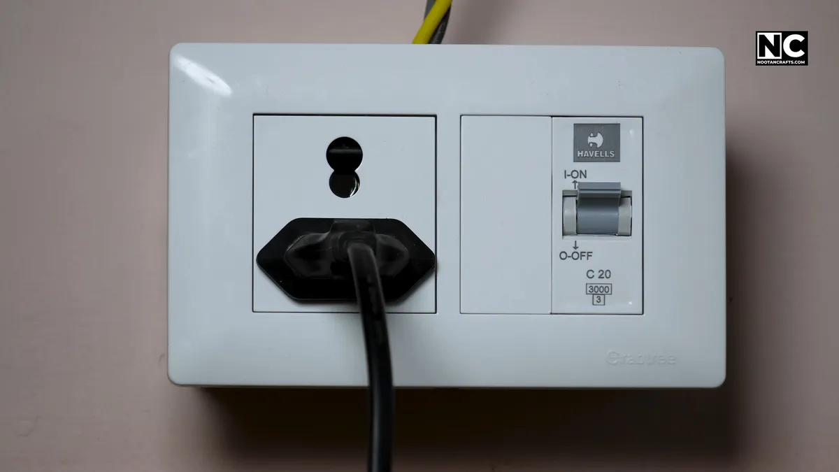 Display cable routed to the graphics card output on the PC