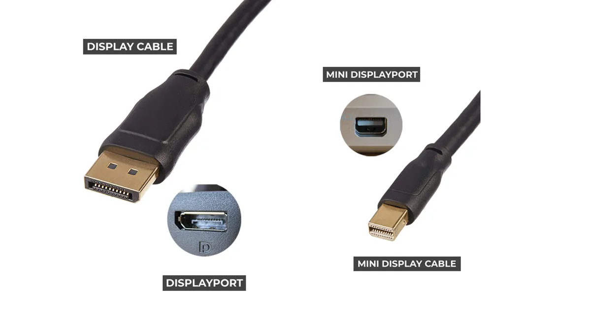 DisplayPort cable connector